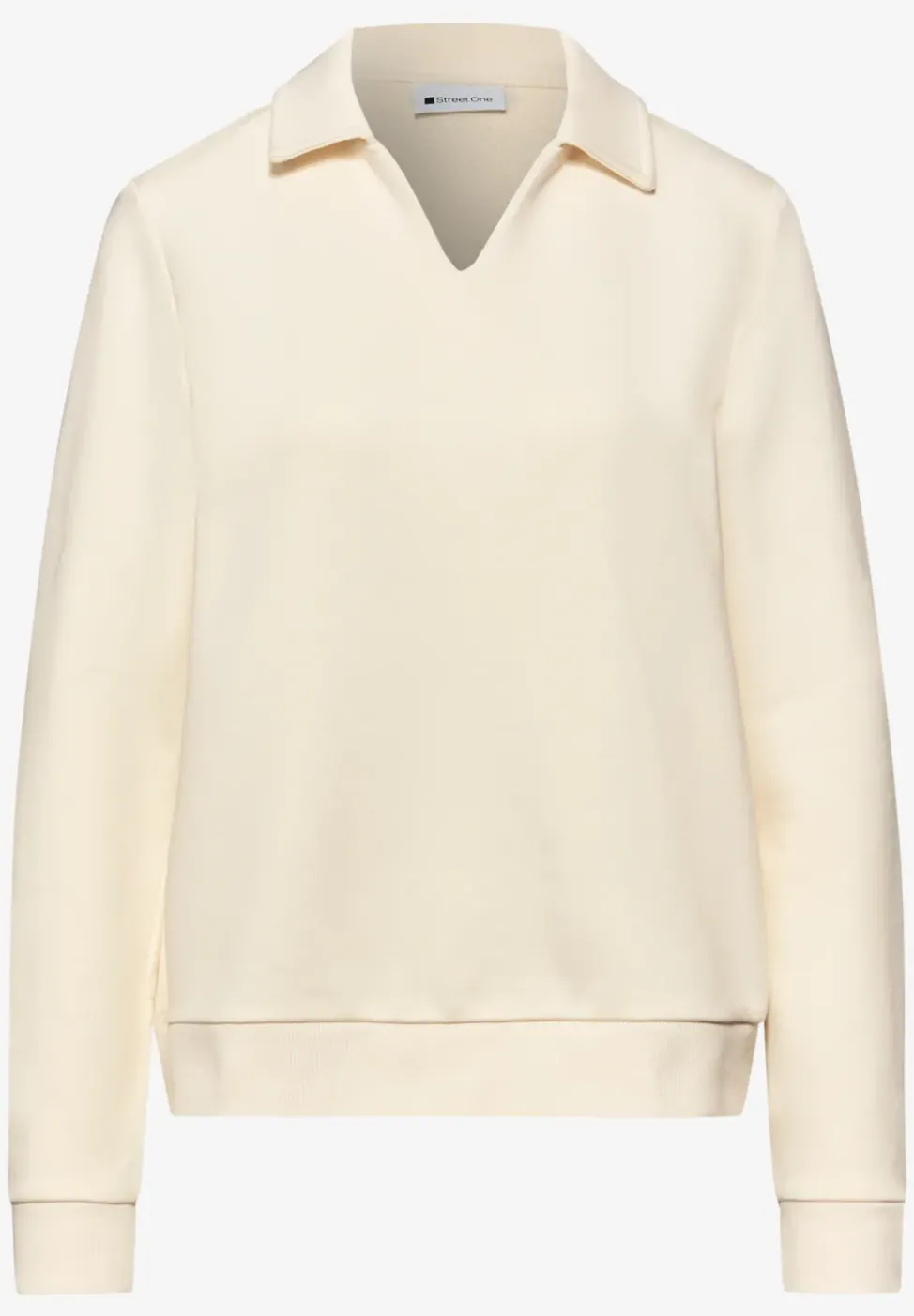 Sweatshirt mit Kragen