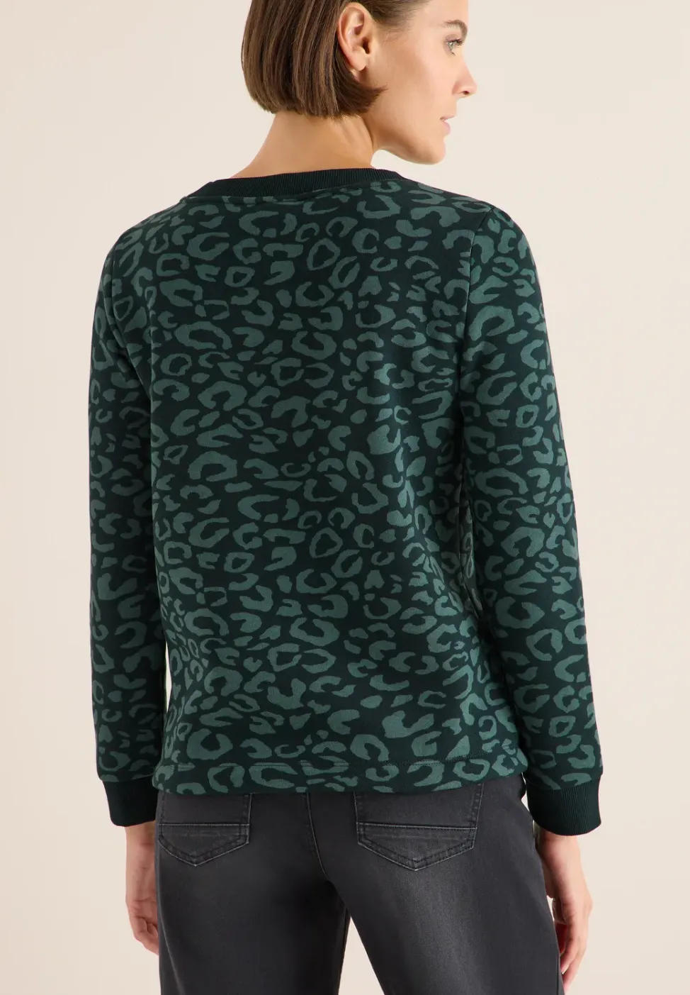 Sweatshirt mit Leo-Muster