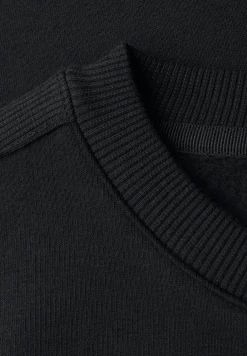 Sweatshirt mit Rippdetail