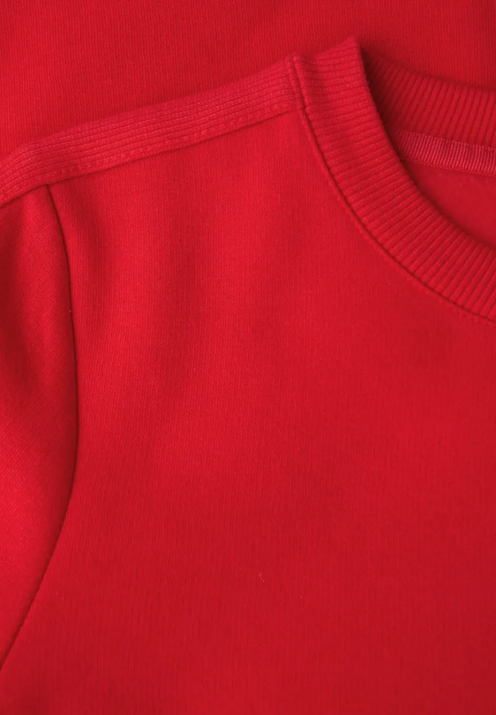 Sweatshirt mit Rippdetail