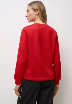 Sweatshirt mit Rippdetail