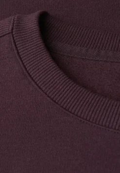Sweatshirt mit Rippdetail