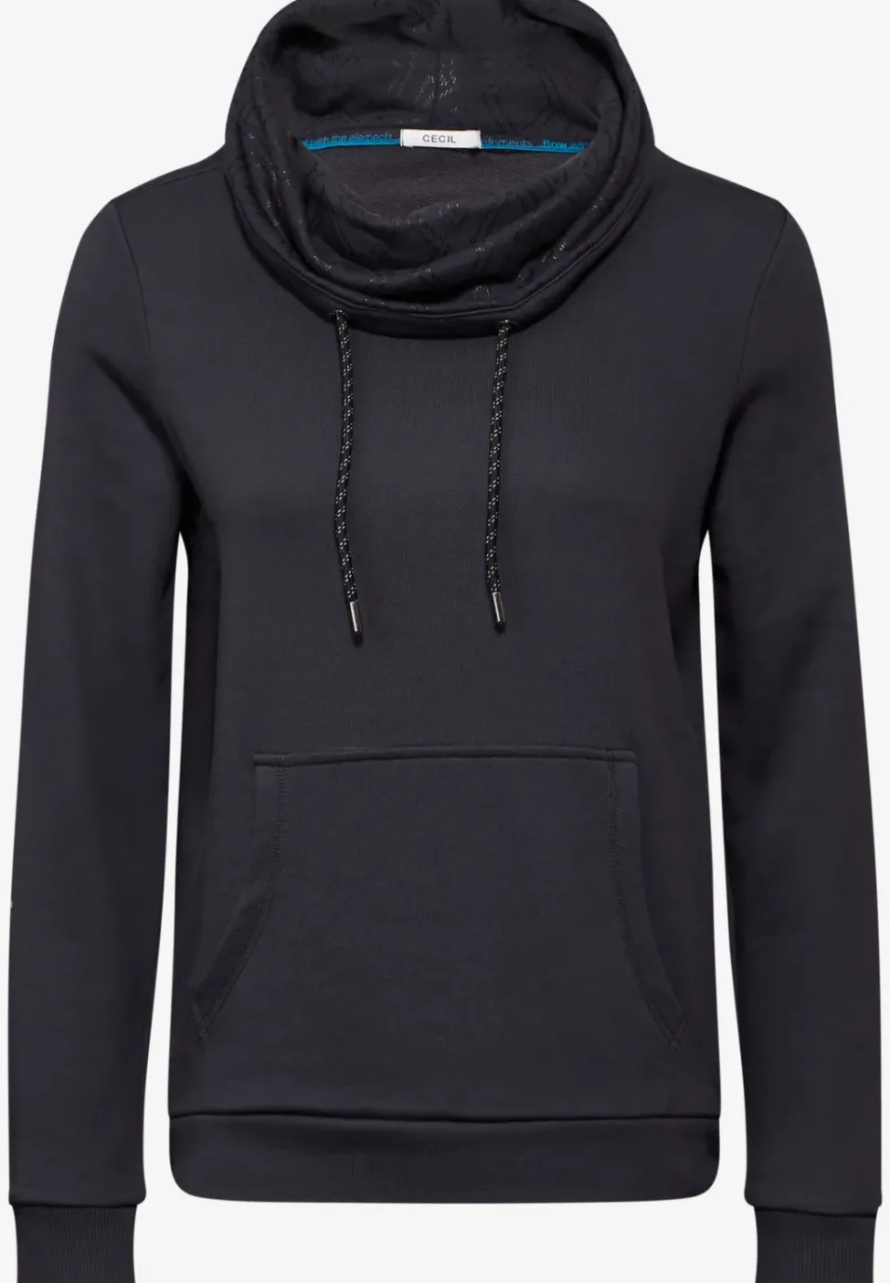 Sweatshirt mit Schalkragen