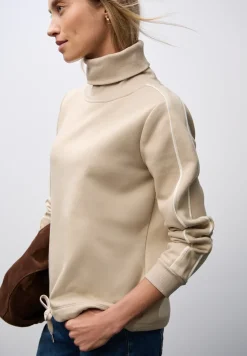 Sweatshirt mit Stehkragen