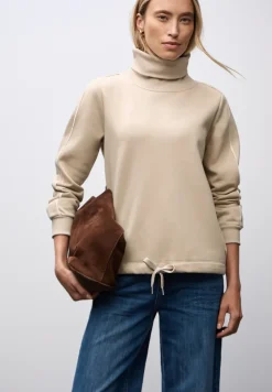 Sweatshirt mit Stehkragen