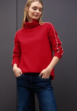 Sweatshirt mit Stehkragen