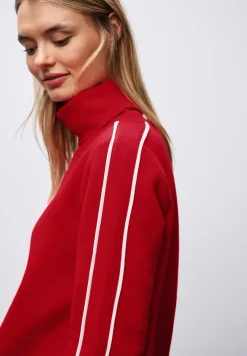 Sweatshirt mit Stehkragen