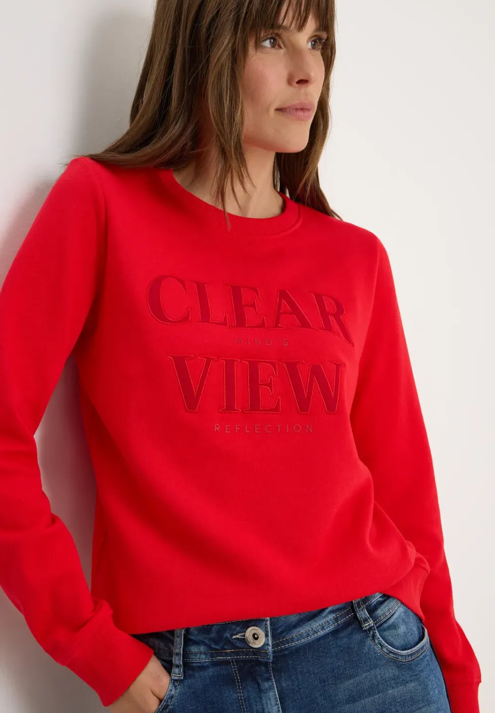 Sweatshirt mit Wording
