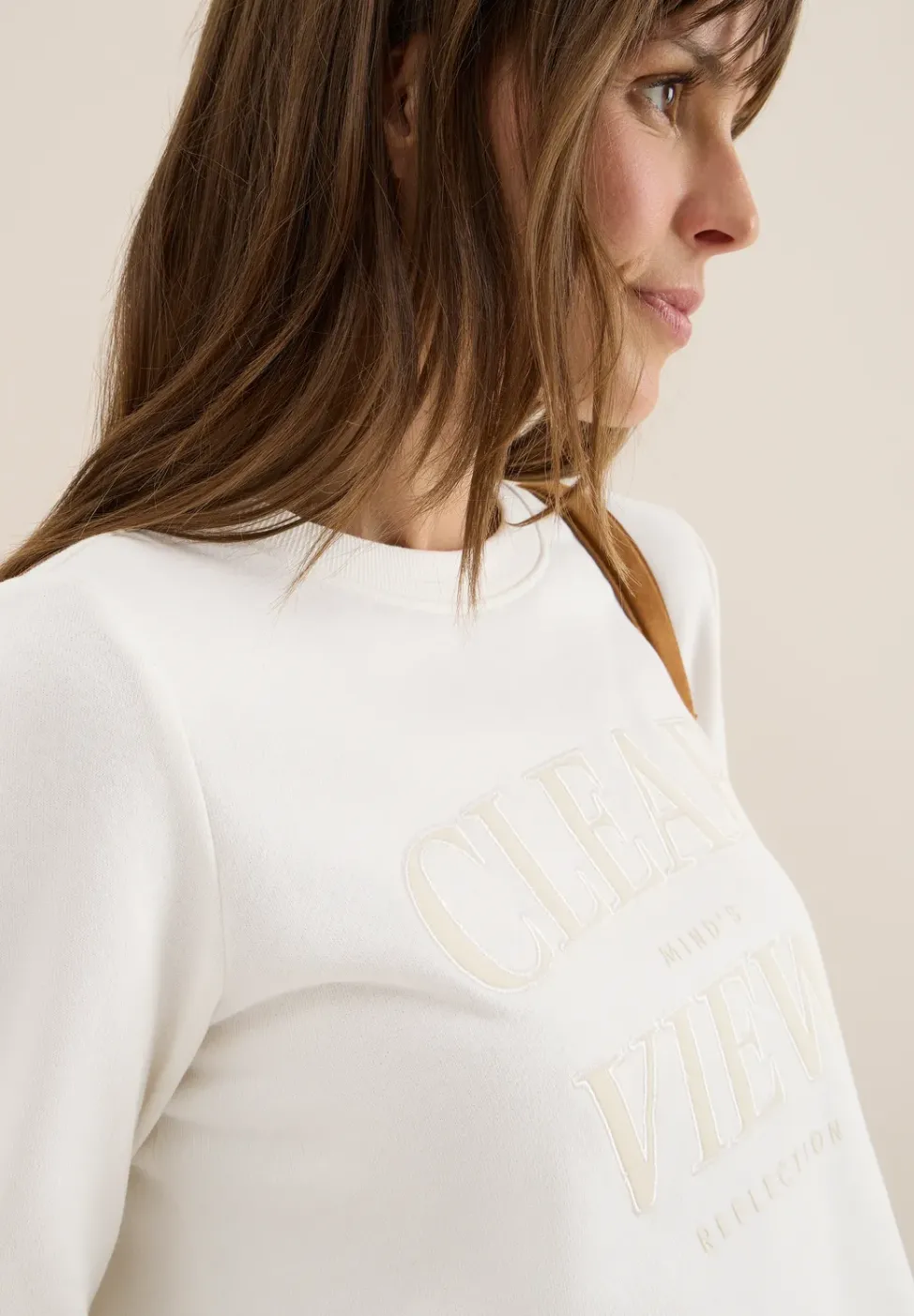 Sweatshirt mit Wording