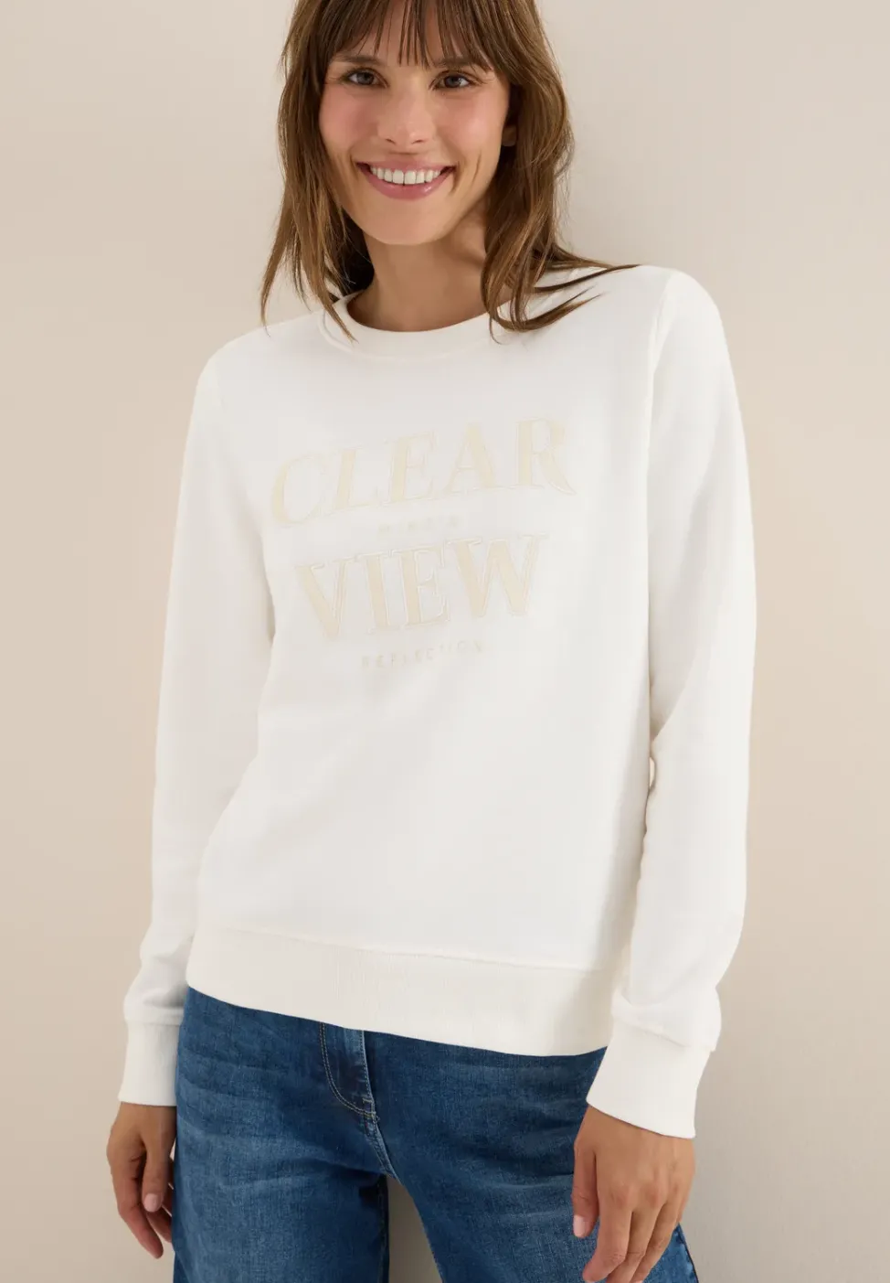 Sweatshirt mit Wording