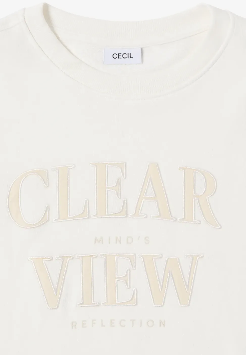 Sweatshirt mit Wording