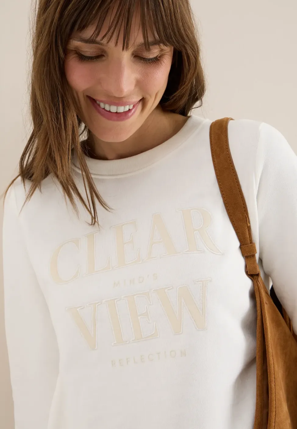 Sweatshirt mit Wording
