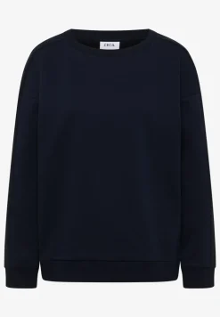 Sweatshirt mit Zopfdetail