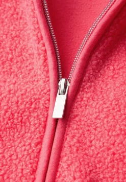 Teddy-Jacke mit Kapuze