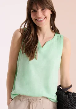 Top aus Jersey im Garment Dye Look
