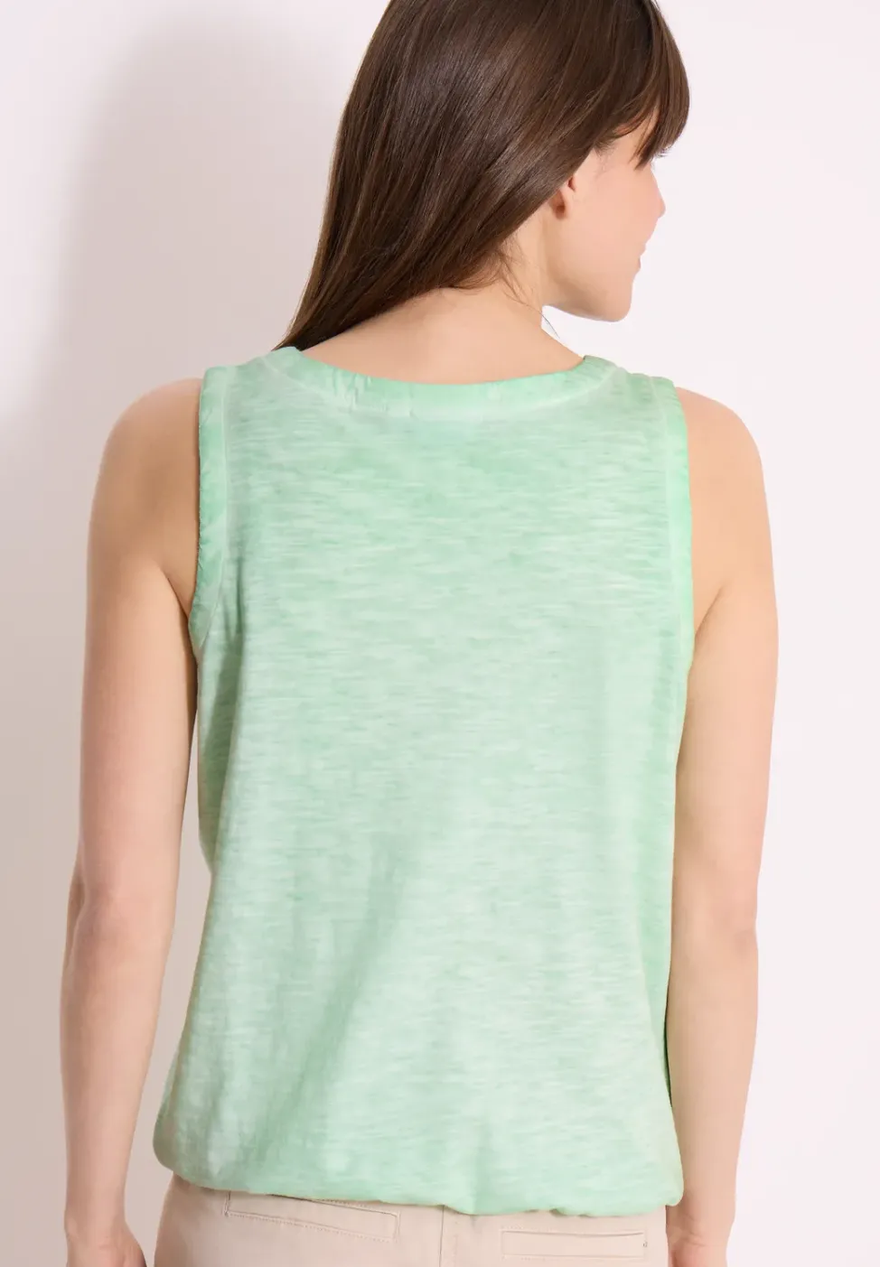 Top aus Jersey im Garment Dye Look
