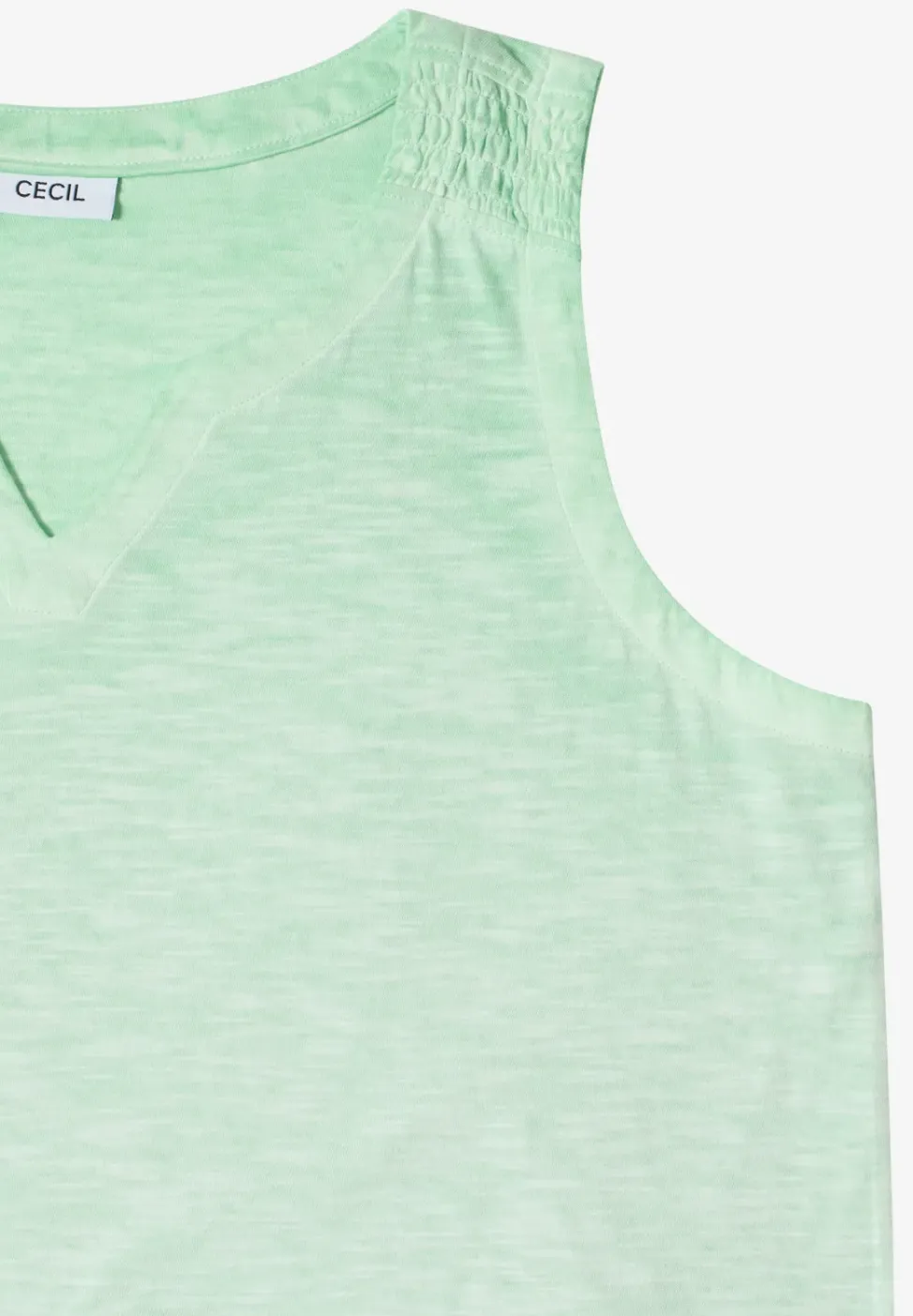 Top aus Jersey im Garment Dye Look