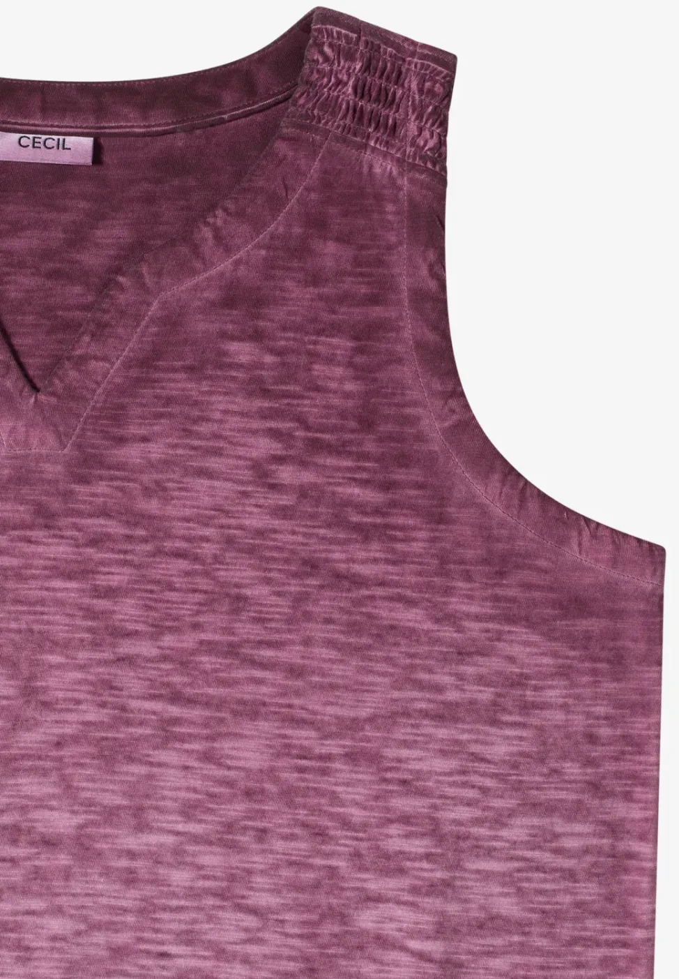 Top aus Jersey im Garment Dye Look