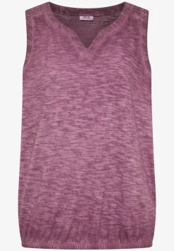 Top aus Jersey im Garment Dye Look
