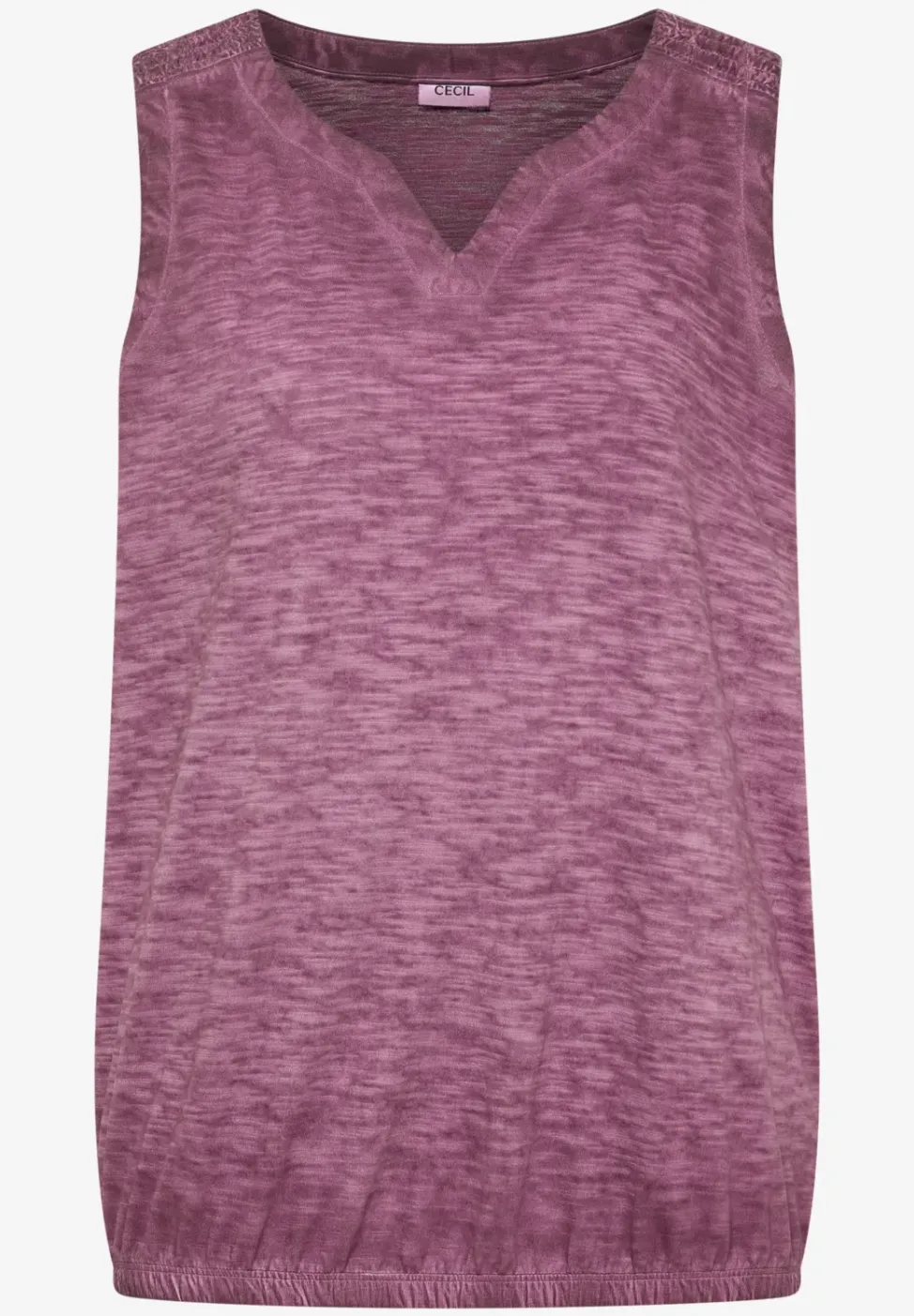 Top aus Jersey im Garment Dye Look