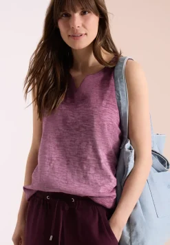 Top aus Jersey im Garment Dye Look