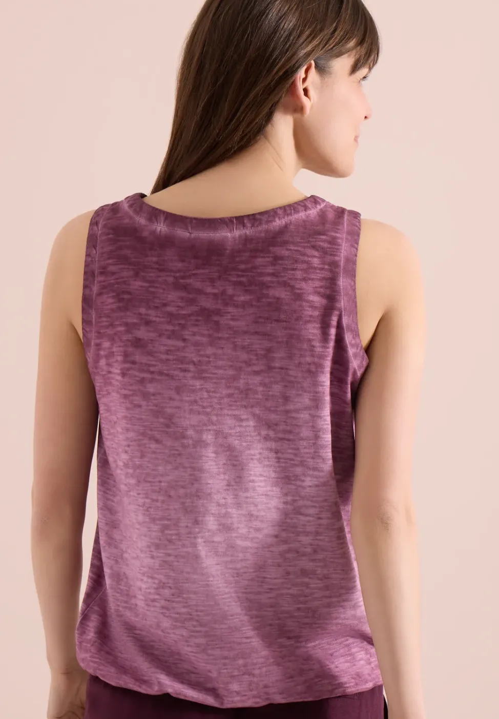 Top aus Jersey im Garment Dye Look