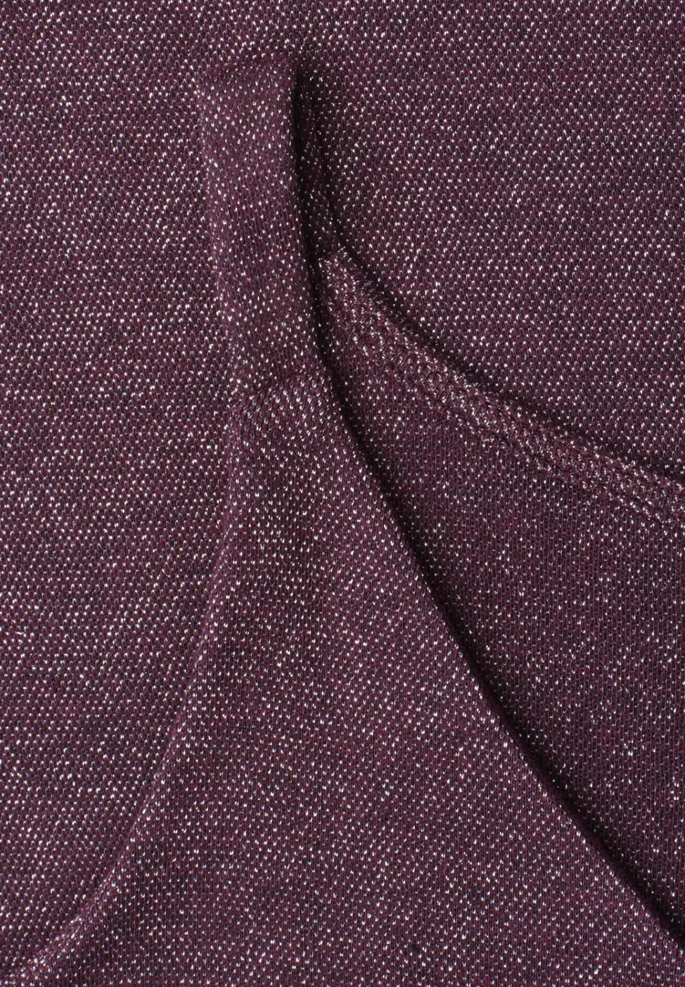 Top mit V-Neck und Glitzerdetails