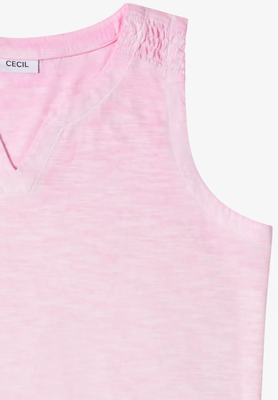 Top aus Jersey im Garment Dye Look