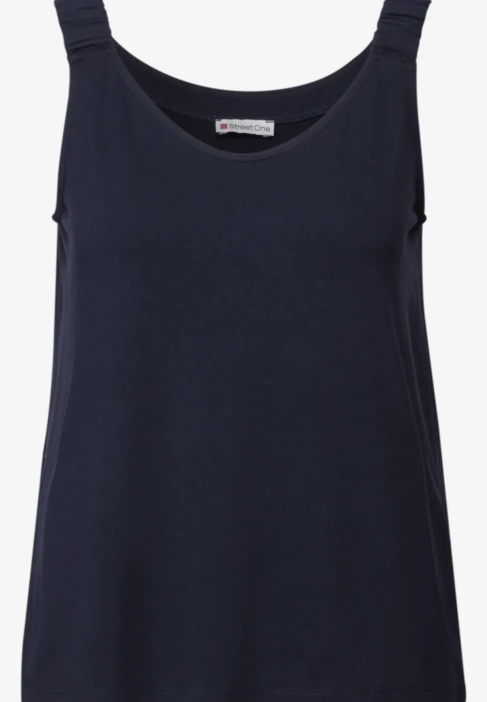 Top mit Raffung