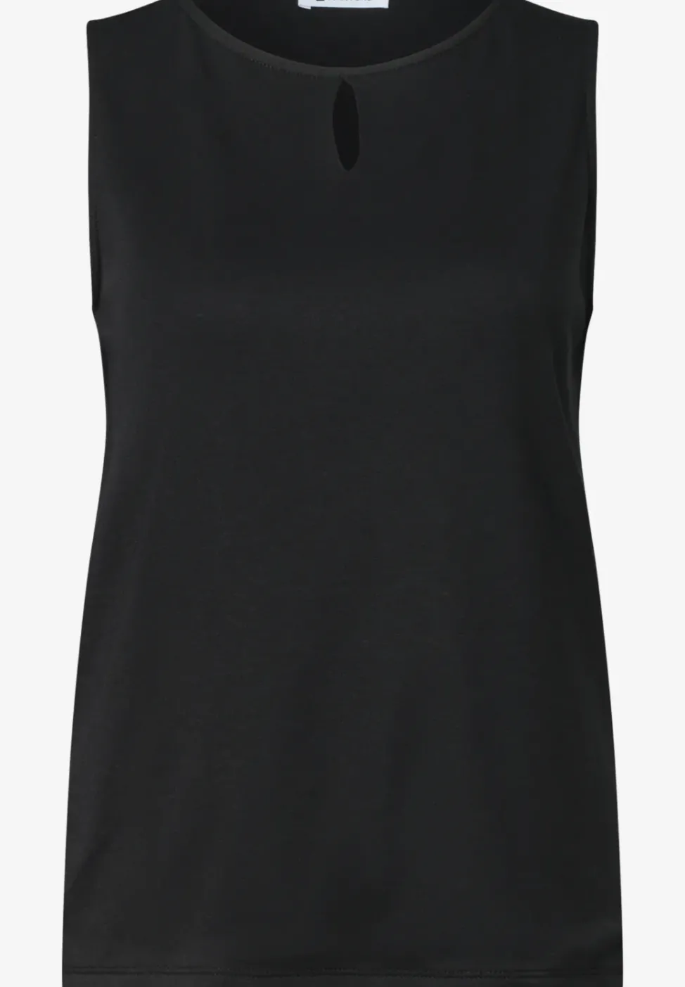 Top mit Rundhals und Cut-Out-Detail