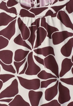 Top mit Rundhals und Print