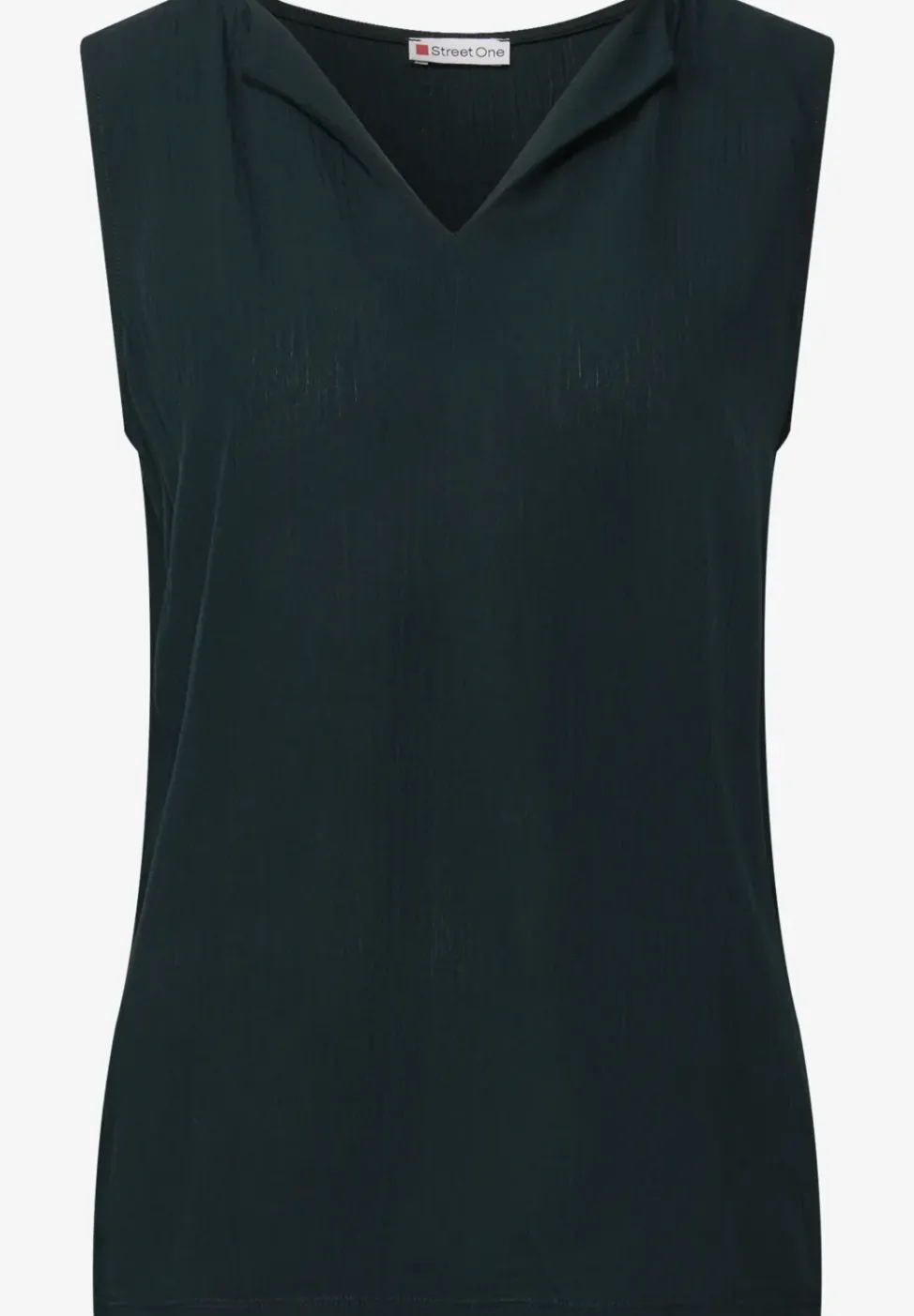 Top mit Split Neck
