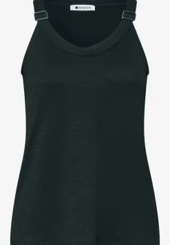 Top mit V-Neck und Deko-Detail