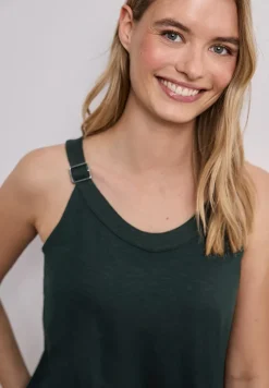 Top mit V-Neck und Deko-Detail