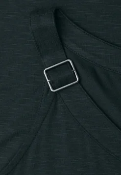 Top mit V-Neck und Deko-Detail