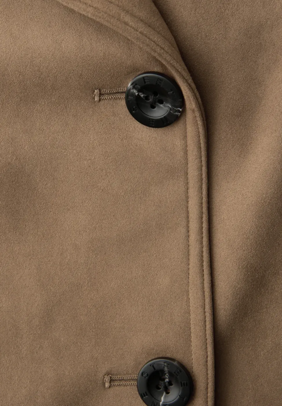 Trenchcoat aus Velours