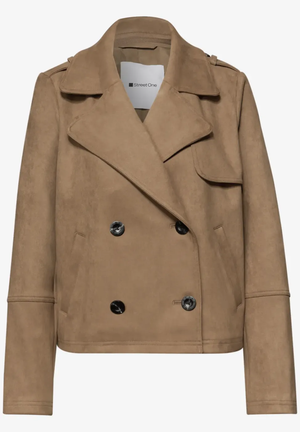 Trenchcoat aus Velours