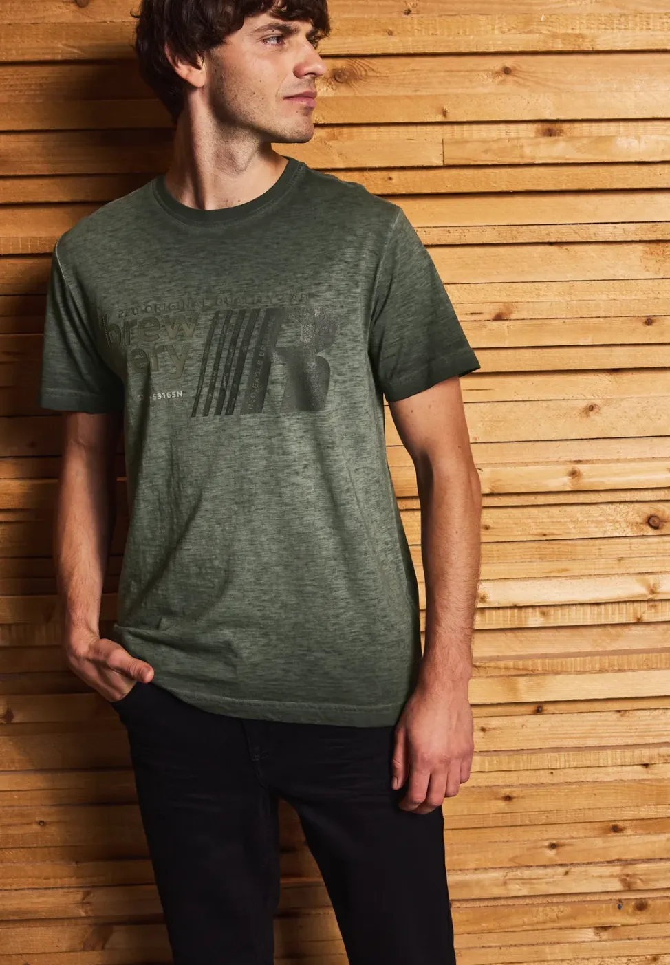 T-Shirt im Washed-Look