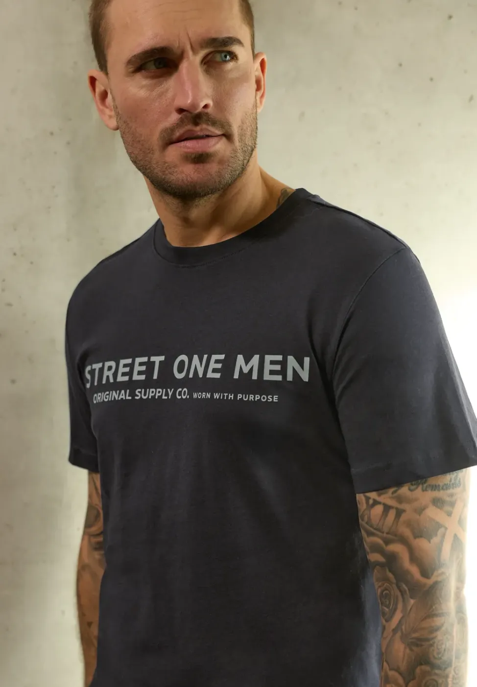 T-Shirt mit Logo-Print