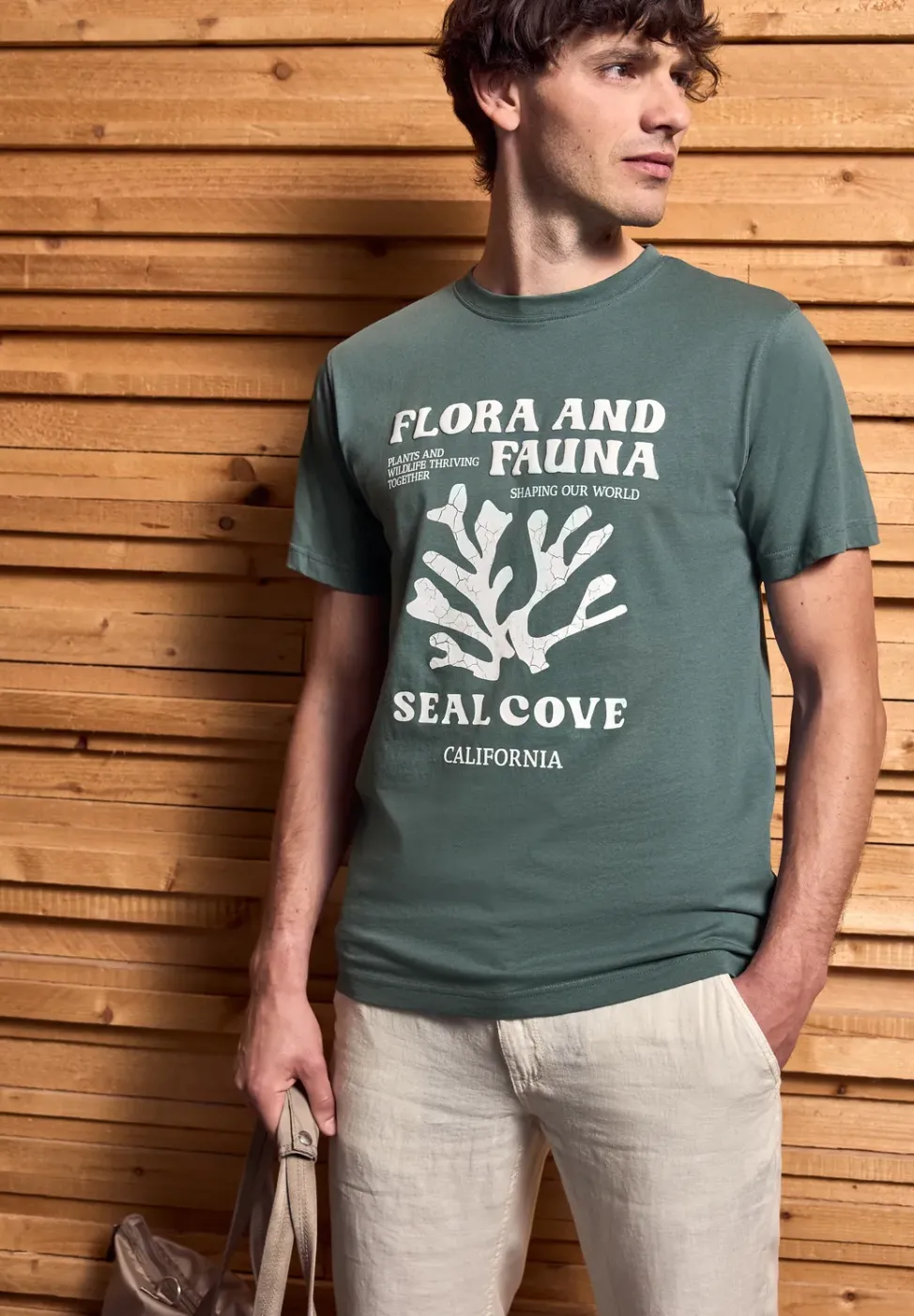 T-Shirt mit maritimem Print