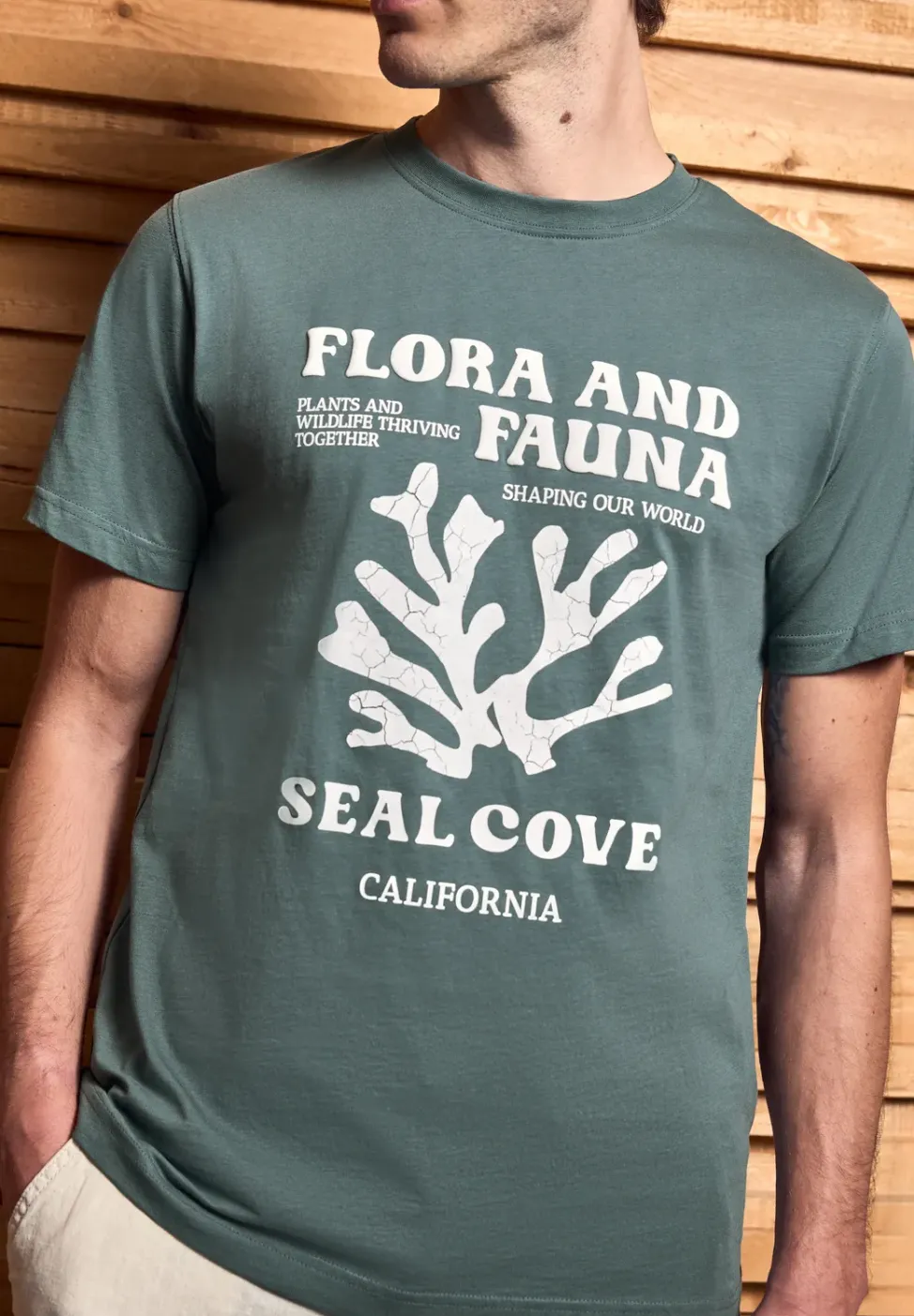 T-Shirt mit maritimem Print