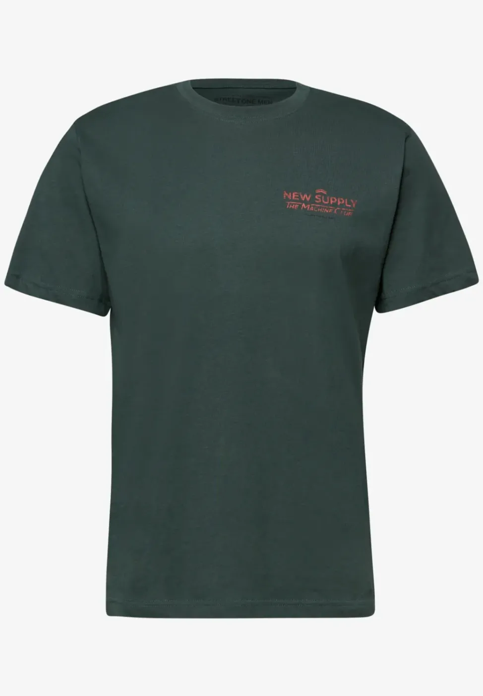 T-Shirt mit Rundhals und Backprint