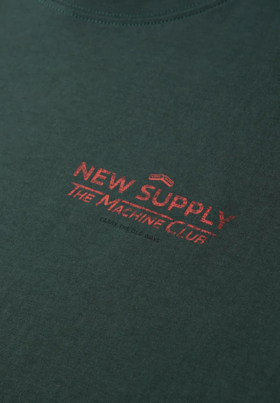 T-Shirt mit Rundhals und Backprint