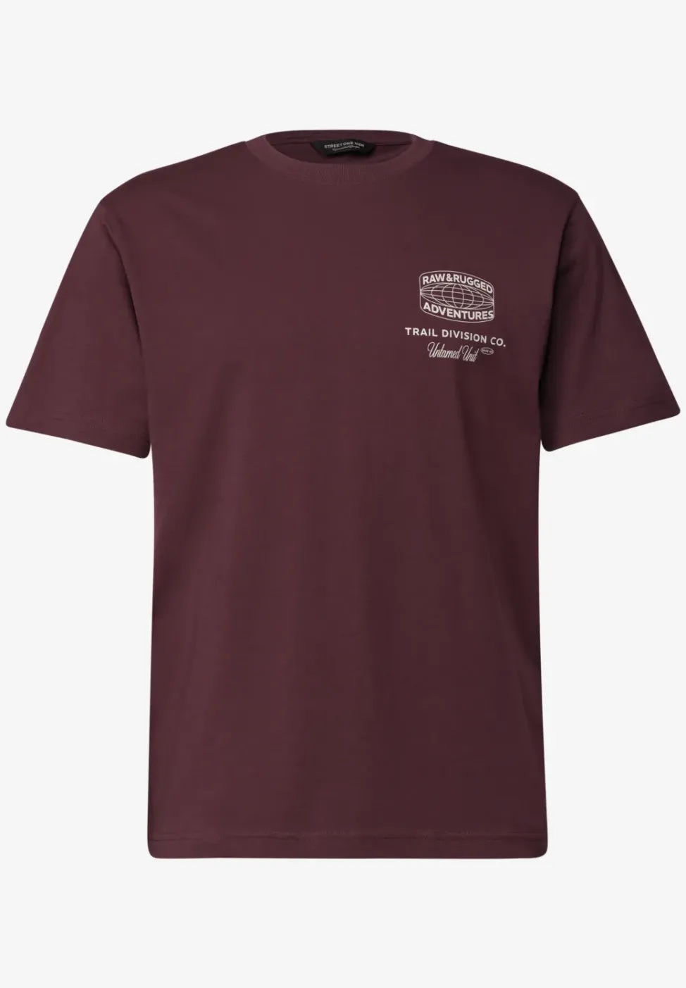 T-Shirt mit Rundhals und Backprint