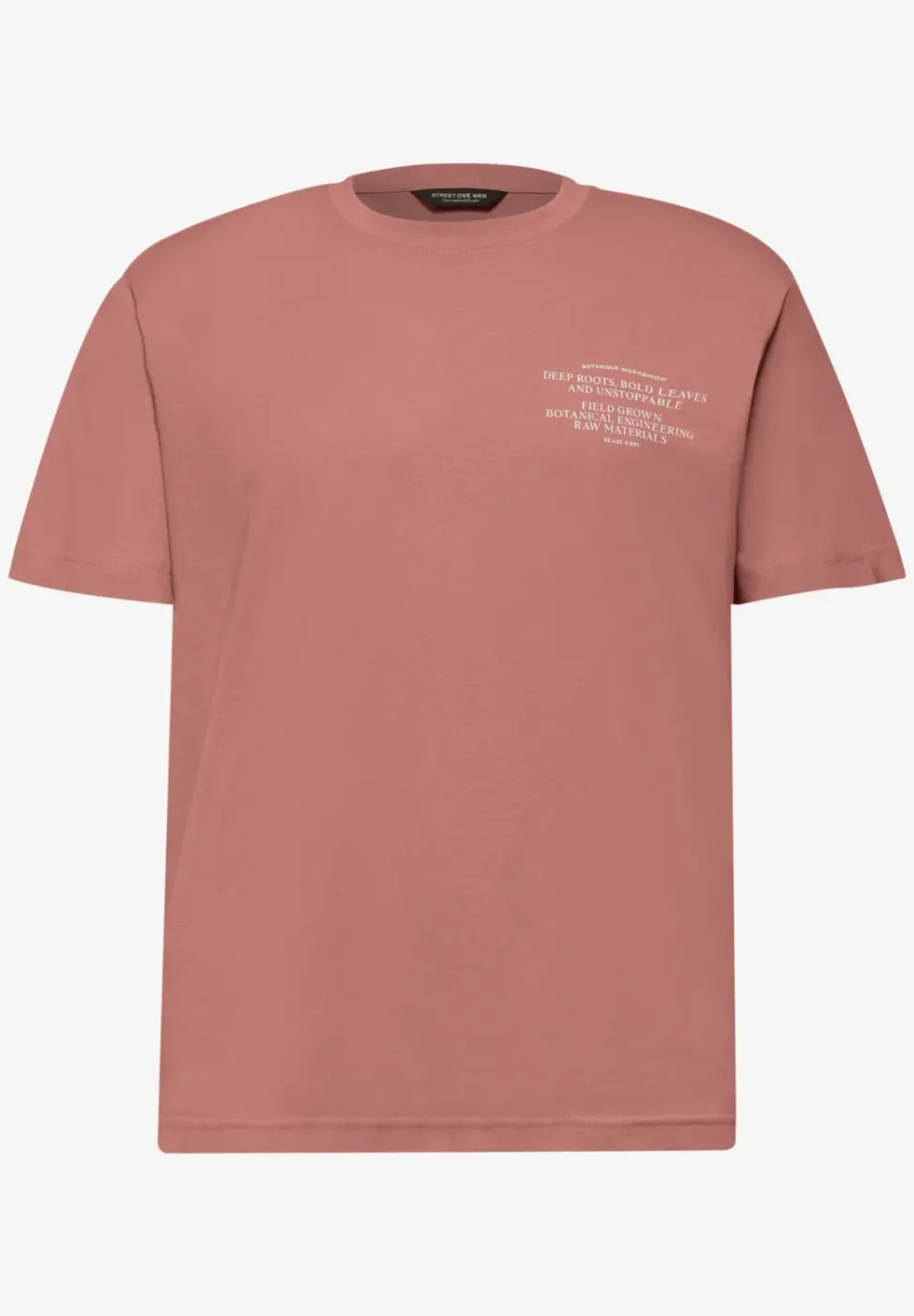 T-Shirt mit Rundhals und Chestprint