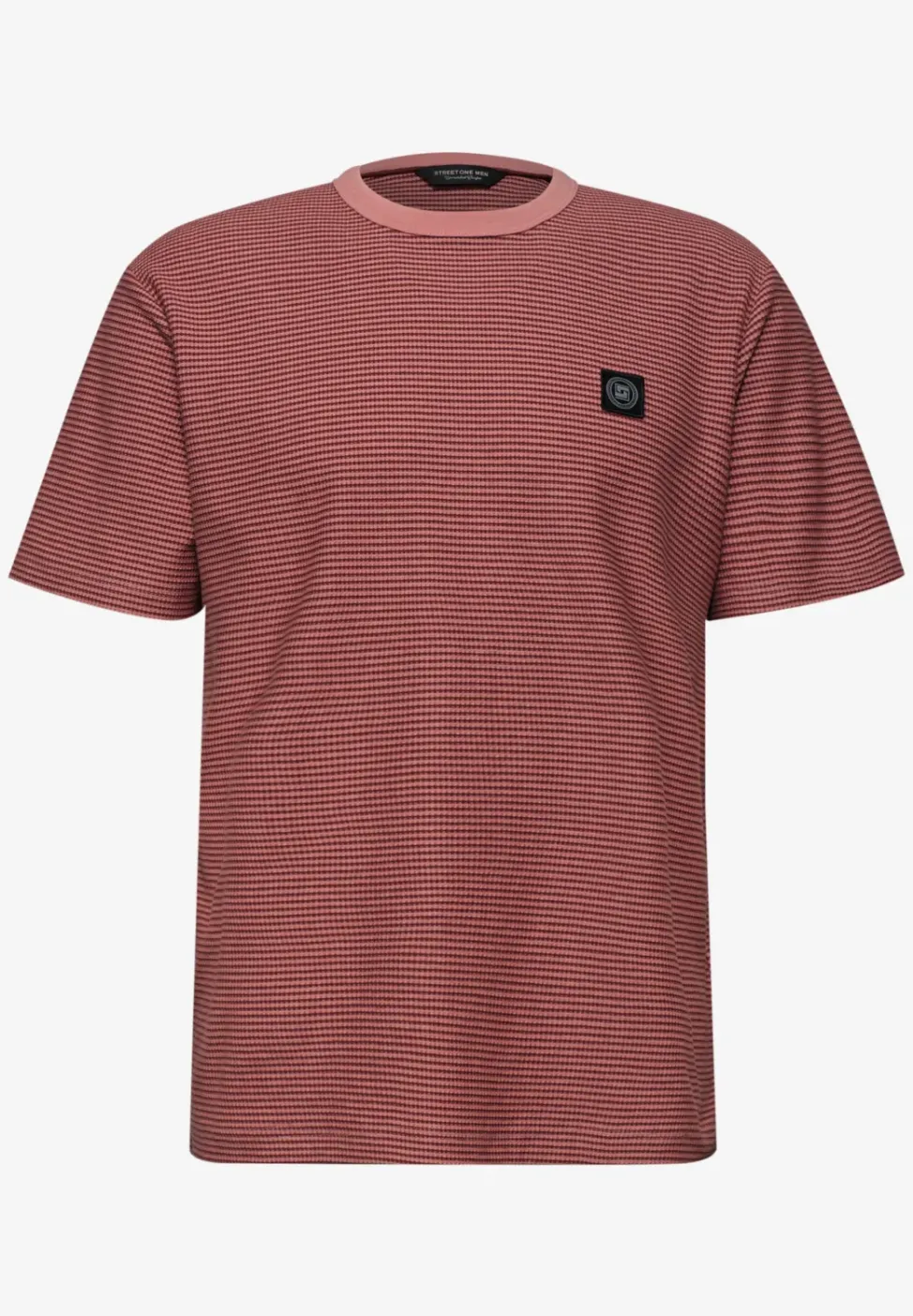 T-Shirt mit Rundhals und feinen Streifen