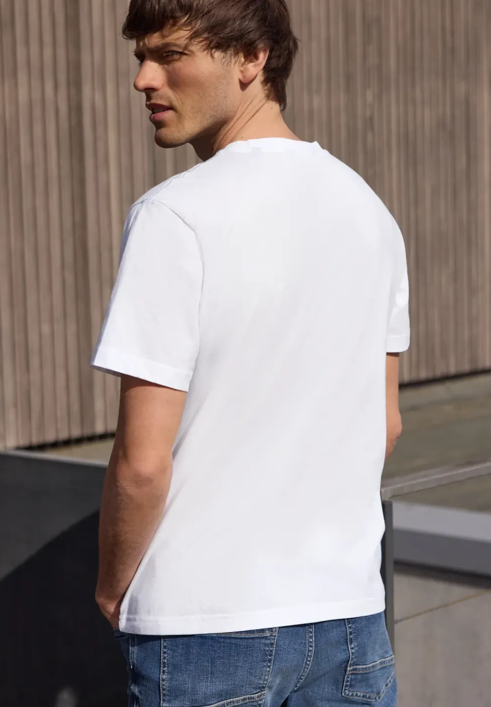 T-Shirt mit Rundhals und Fotoprint