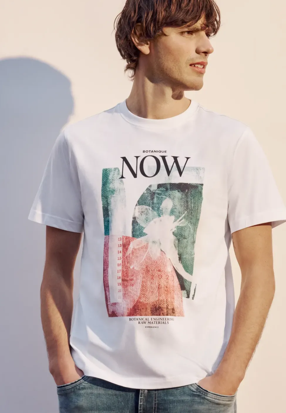 T-Shirt mit Rundhals und Fotoprint