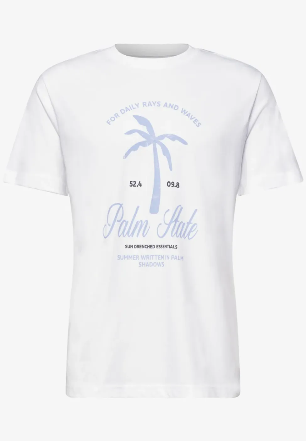 T-Shirt mit Rundhals und Frontprint