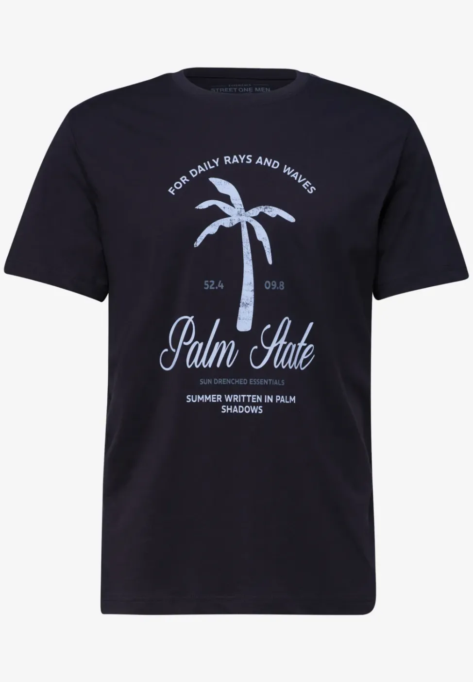 T-Shirt mit Rundhals und Frontprint